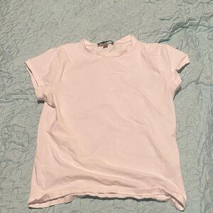 J. Crew White Short Sleeve Tee